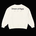 Crewneck "Dream of Flight" Sweatshirt (White)